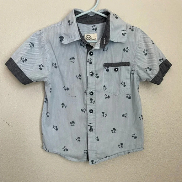 3 kids Button Down Shirts. Size 4T and 5T. Granimals NWT, Cat and Jack, and CD - Picture 8 of 12